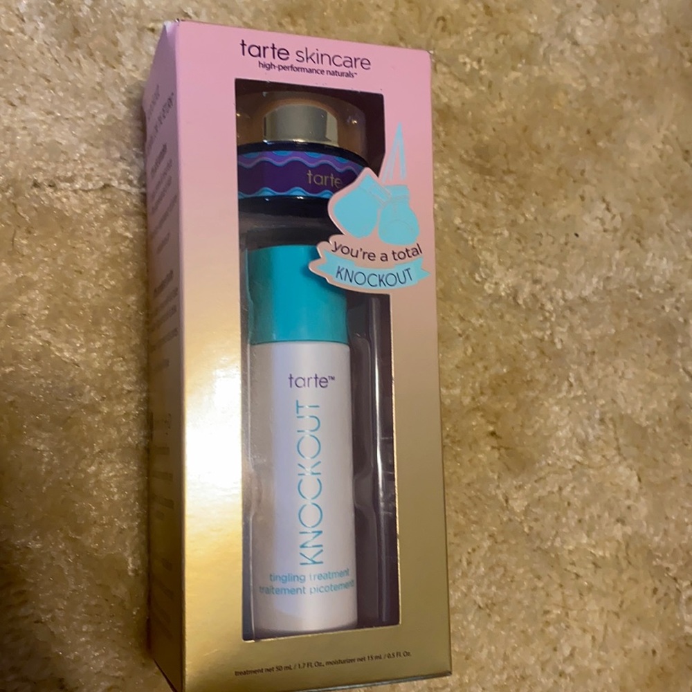 Tarte Knockout Tingly Treatment/Drink of H2O Mini Set (Good sizes)